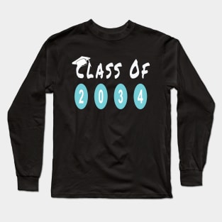 Class Of 2034 Grow With Me Long Sleeve T-Shirt